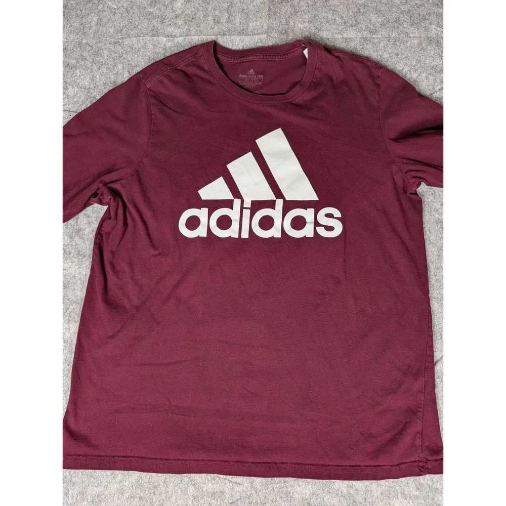Adidas Missouri State Bears MSU Long Sleeve Maroon Amplifier Tee Shirt Mens 2XL‎